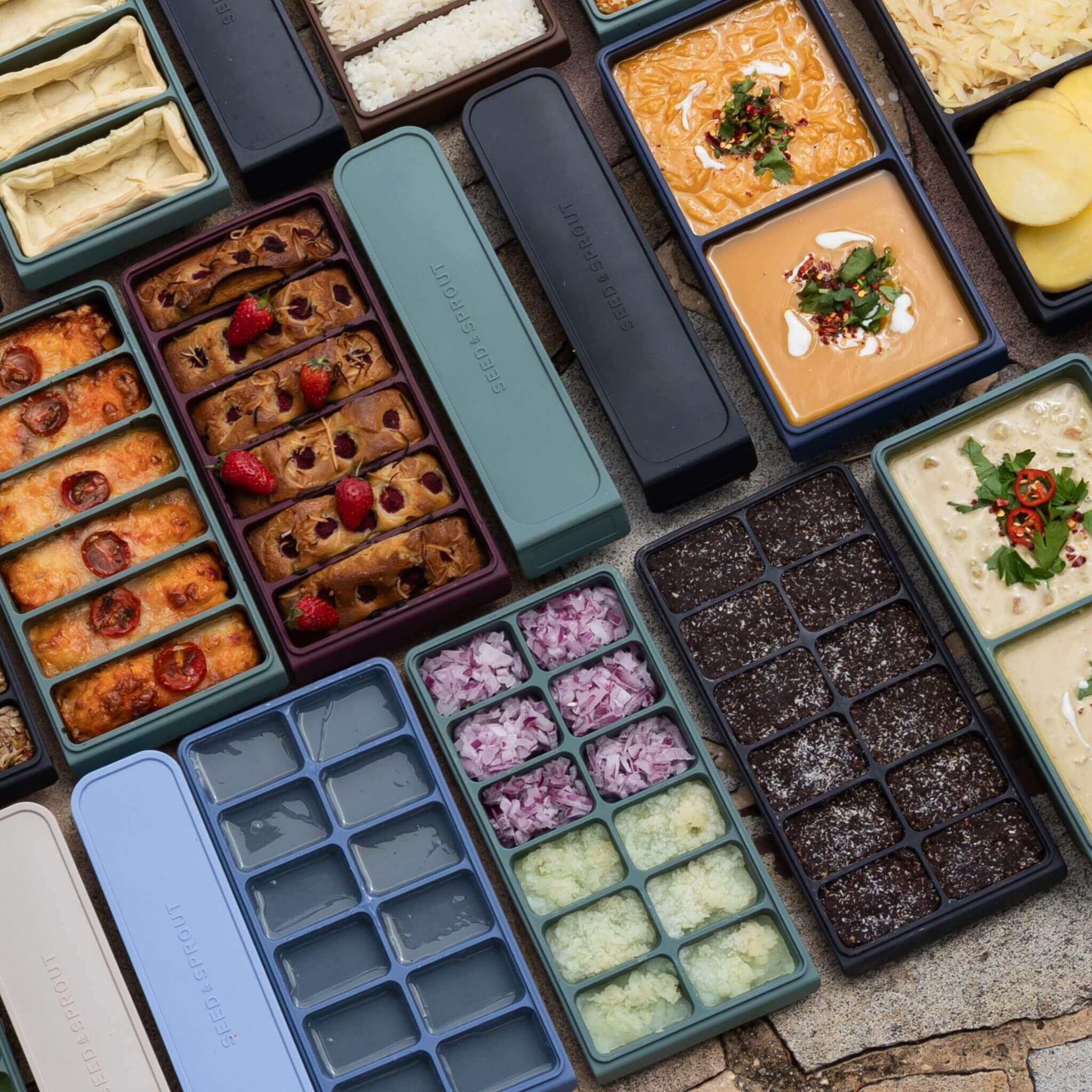 12 Portion Silicone Freezer Tray | 25ml - Image 15