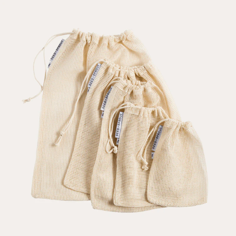 Organic Mesh Produce Bag - Set of 5 - Image 3