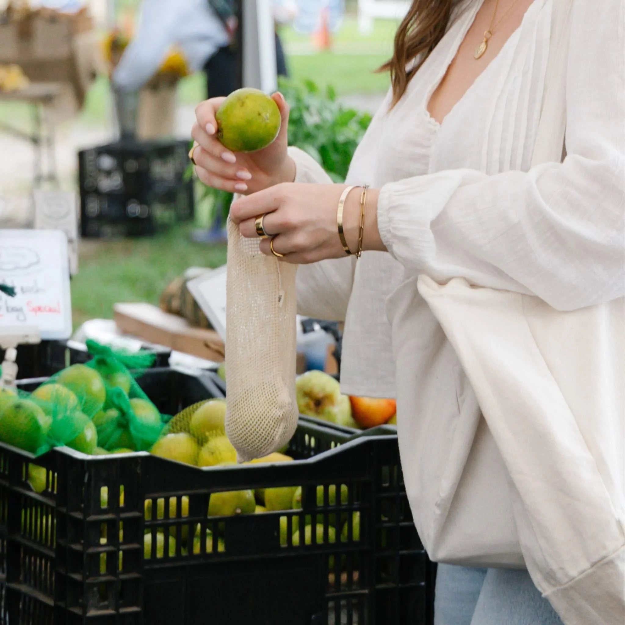 Organic Mesh Produce Bag - Set of 5 - Image 6