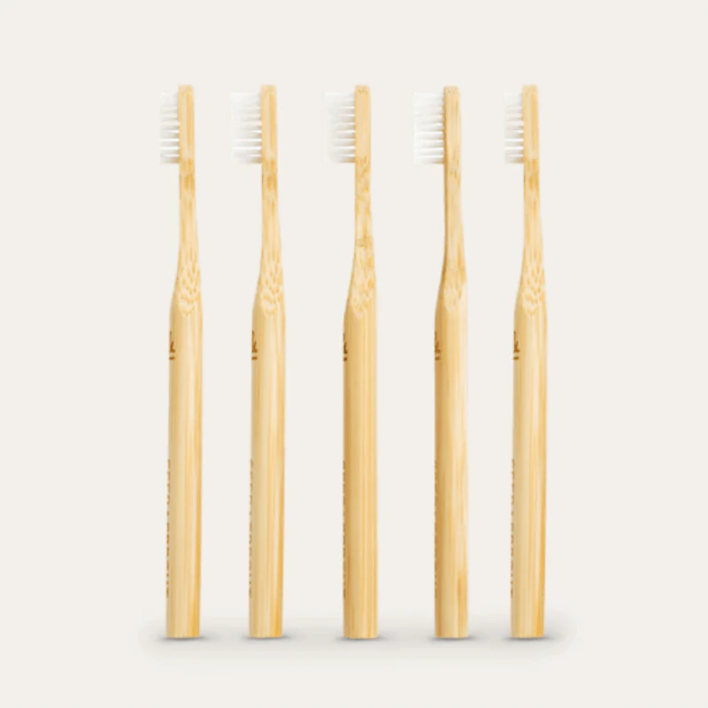 Bamboo Toothbrushes - Pack of 5 - Image 3