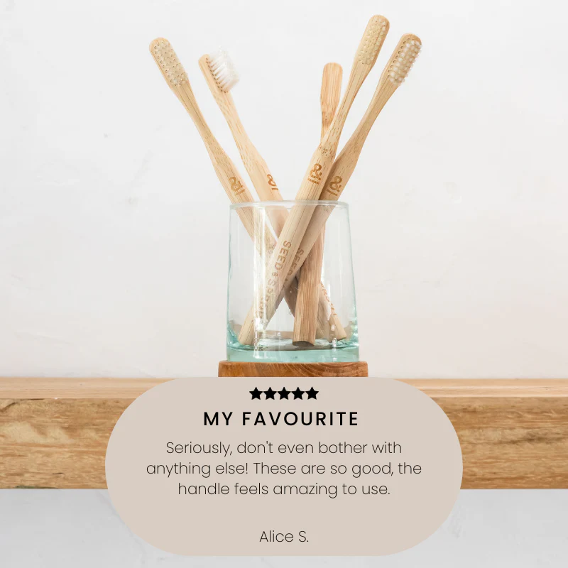 Bamboo Toothbrushes - Pack of 5 - Image 4