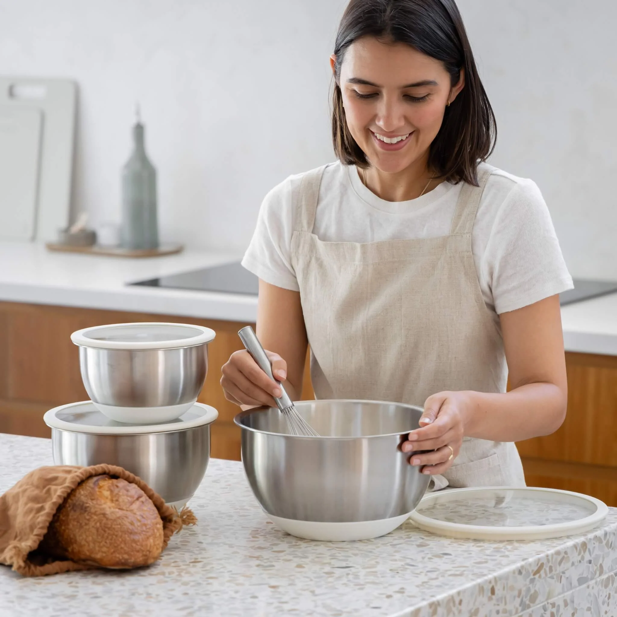 Stainless Steel Mixing Bowls | 3pk - Image 12