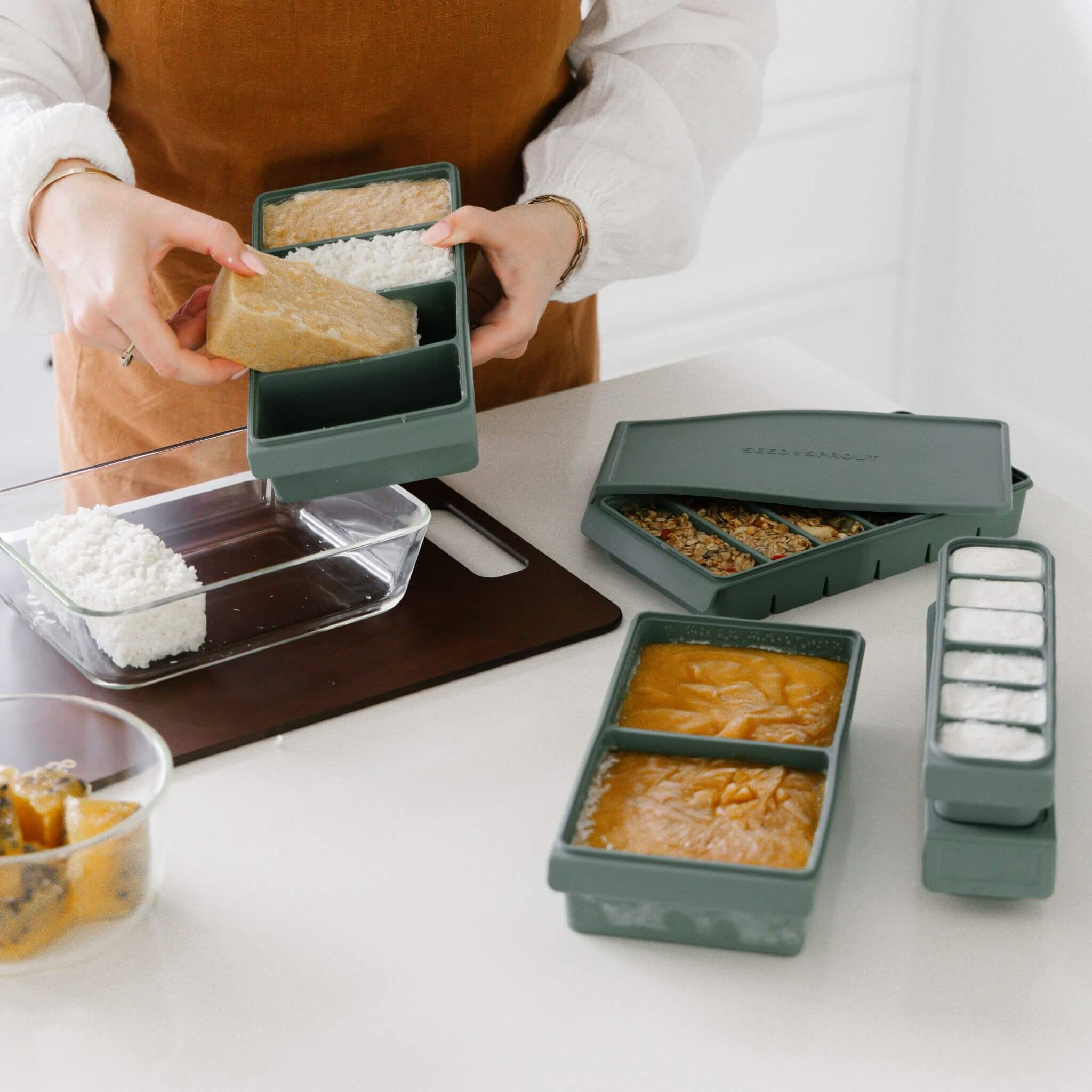 2 Portion Silicone Freezer Tray | 500ml - Image 19
