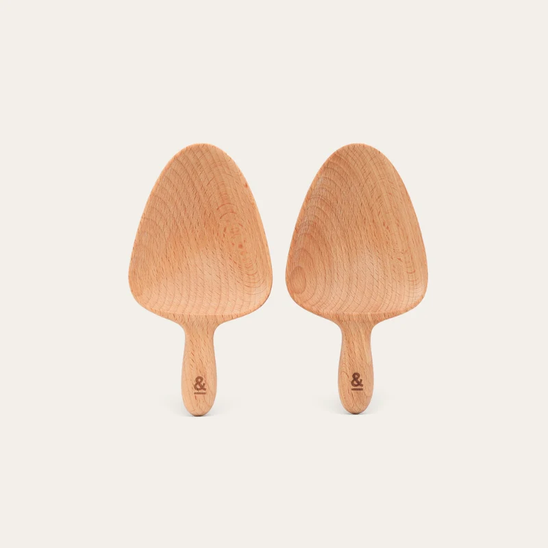Wooden Beechwood Pantry Scoop 2pk - Image 13