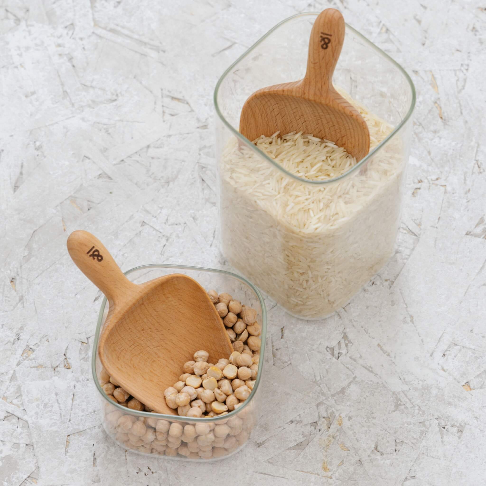 Wooden Beechwood Pantry Scoop 2pk - Image 6