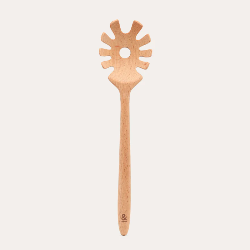 Wooden Beechwood Spaghetti Spoon