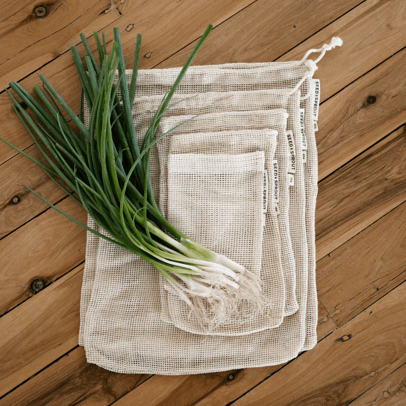 Organic Mesh Produce Bag - Set of 5 - Image 8