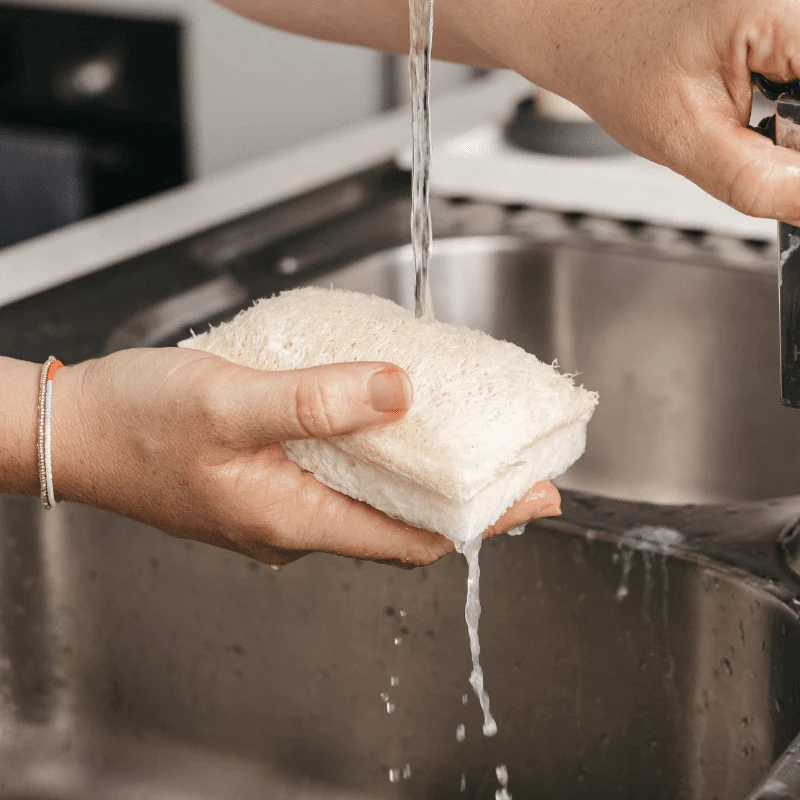 Compostable Sponge with Scourer - Image 4