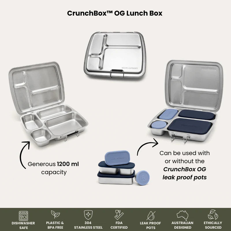 Duo Bento Lunch Box Set OG | Pots & Bag - Image 9
