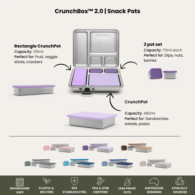 CrunchBox™ 2.0 Lunch Box | Pots & Bag - Image 3