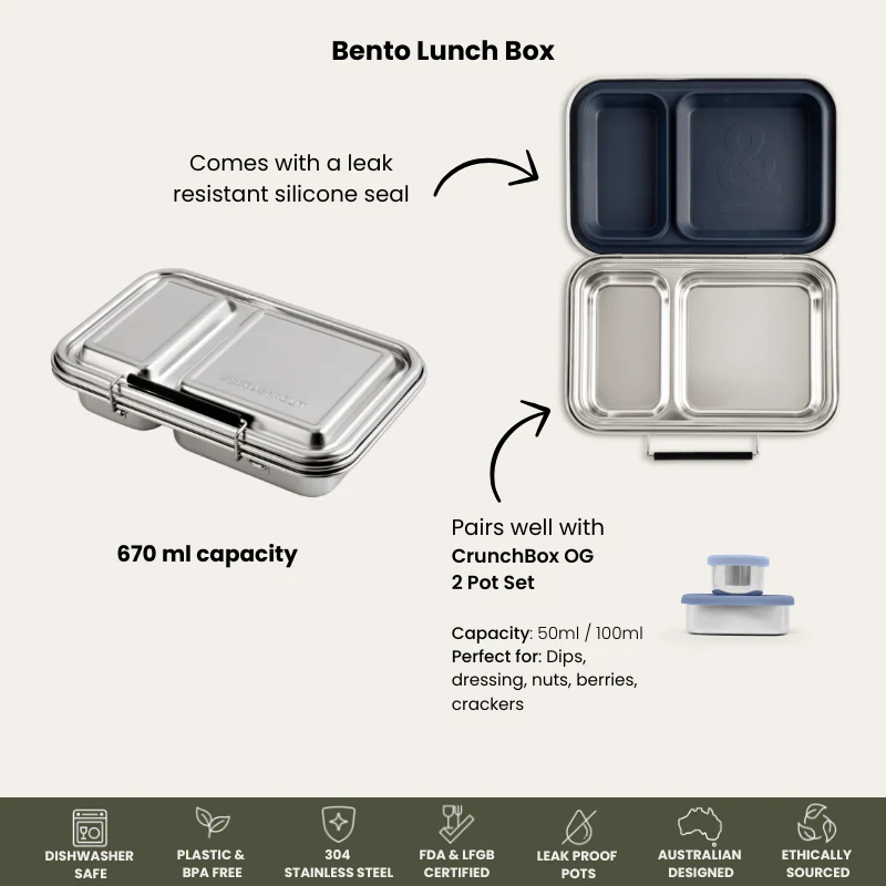Bento Lunch Box | Leak Resistant Seal - Image 4