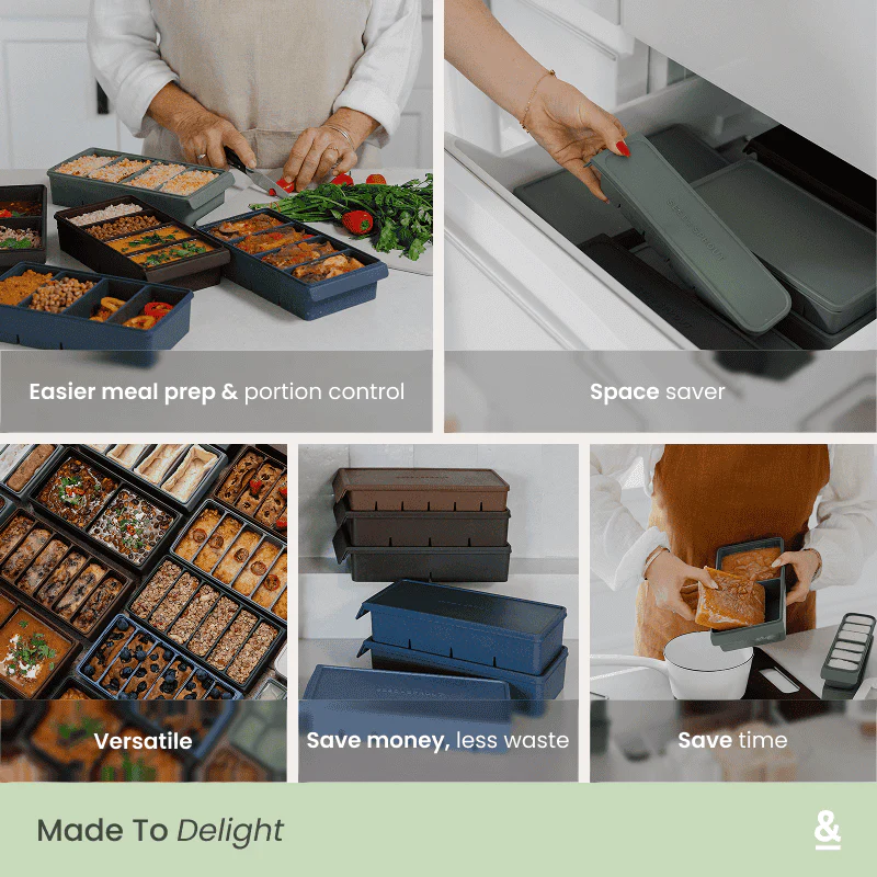 2 Portion Silicone Freezer Tray | 500ml - Image 3