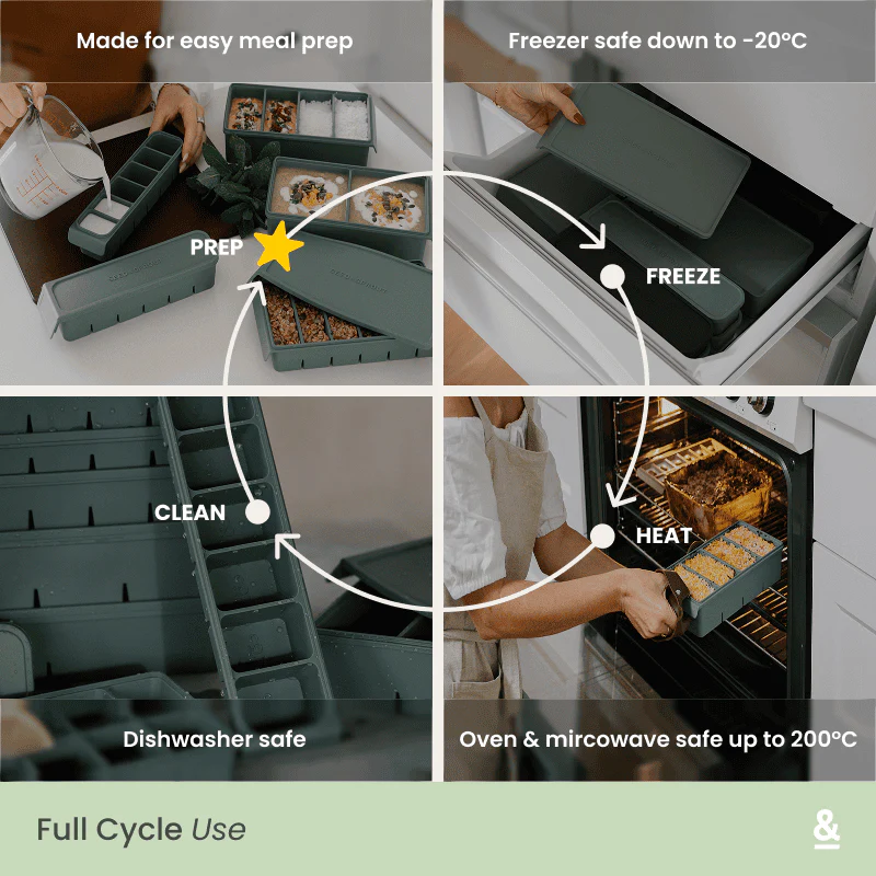 2 Portion Silicone Freezer Tray | 500ml - Image 5
