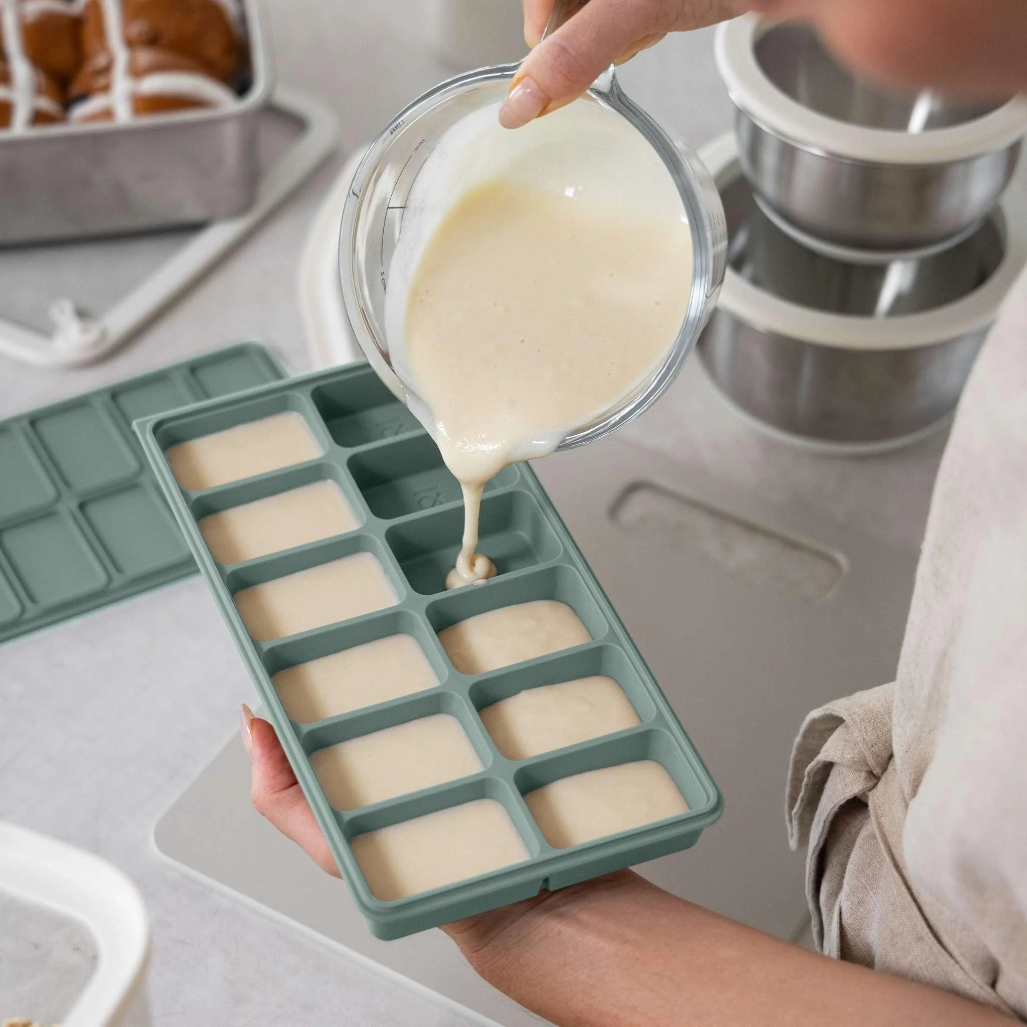 12 Portion Silicone Freezer Tray | 25ml - Image 14