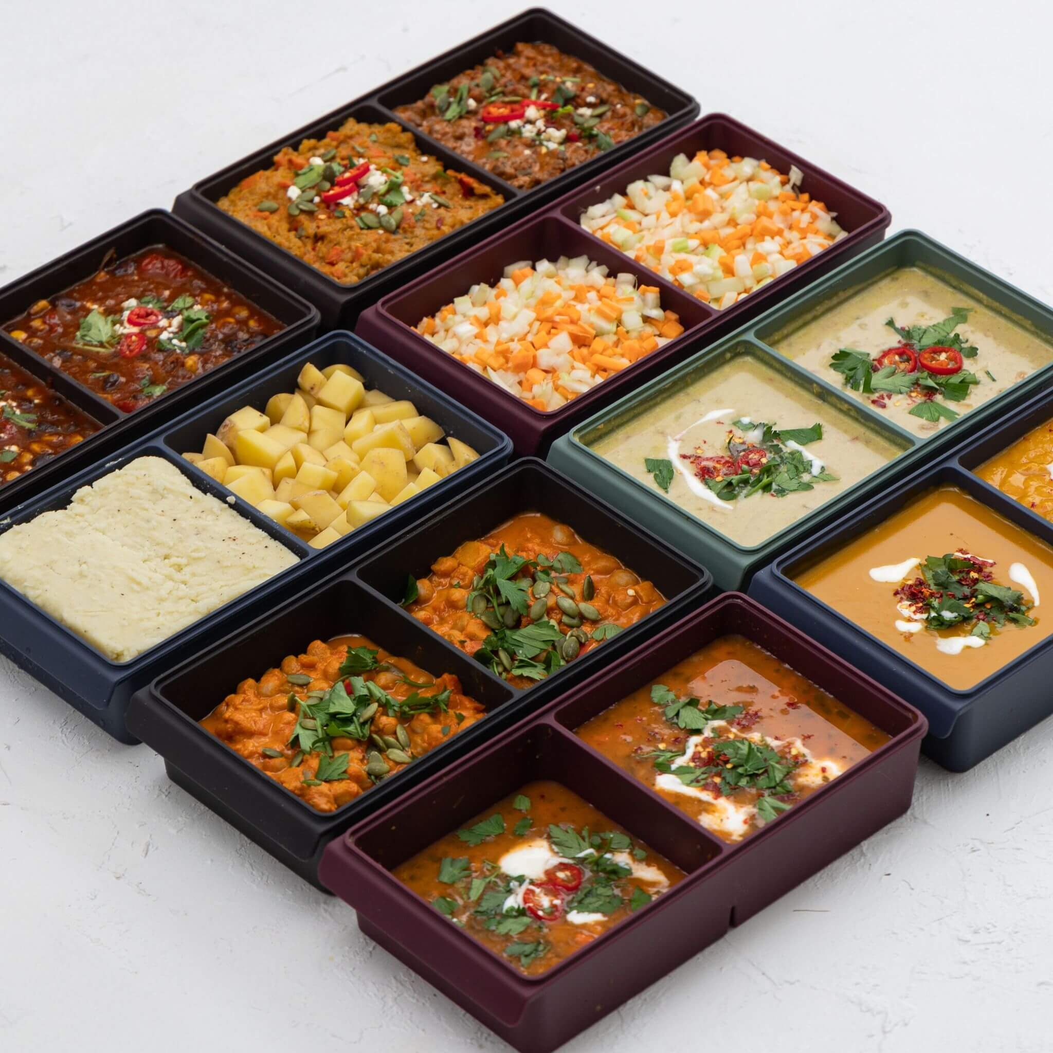 2 Portion Silicone Freezer Tray | 500ml - Image 14