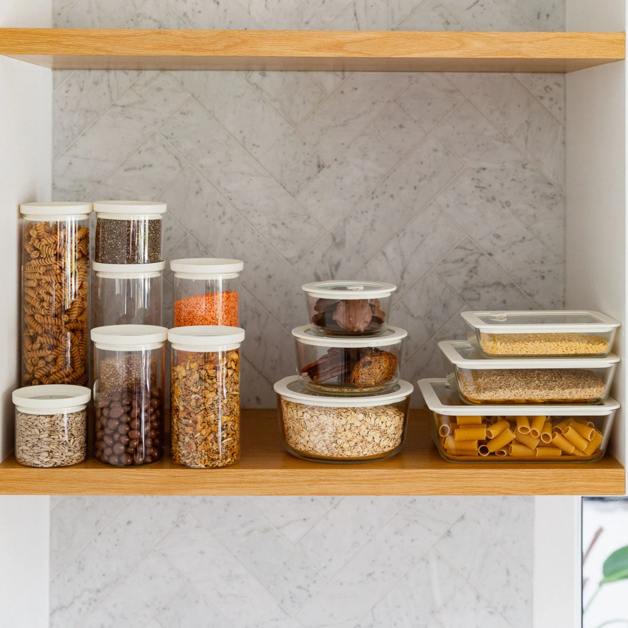 Glass Food Containers | Rectangle Mixed 3pk - Image 10