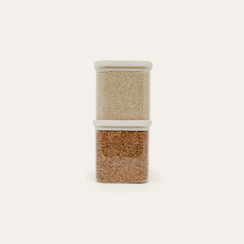 Tallow Rectangle Glass Pantry Jars 2pk Multibuy - Image 26