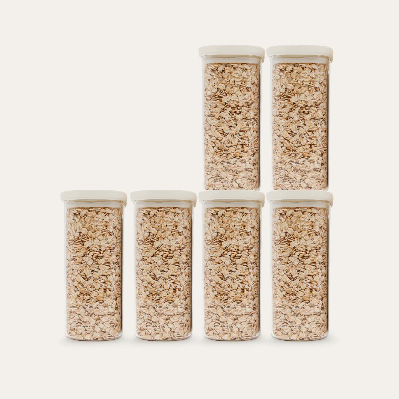 Tallow Rectangle Glass Pantry Jars 2pk Multibuy - Image 32