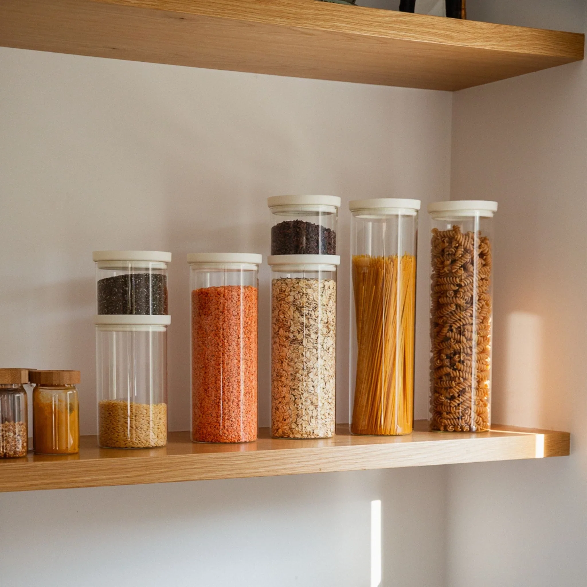 Wategos Round Glass Pantry Storage Jars - Image 5