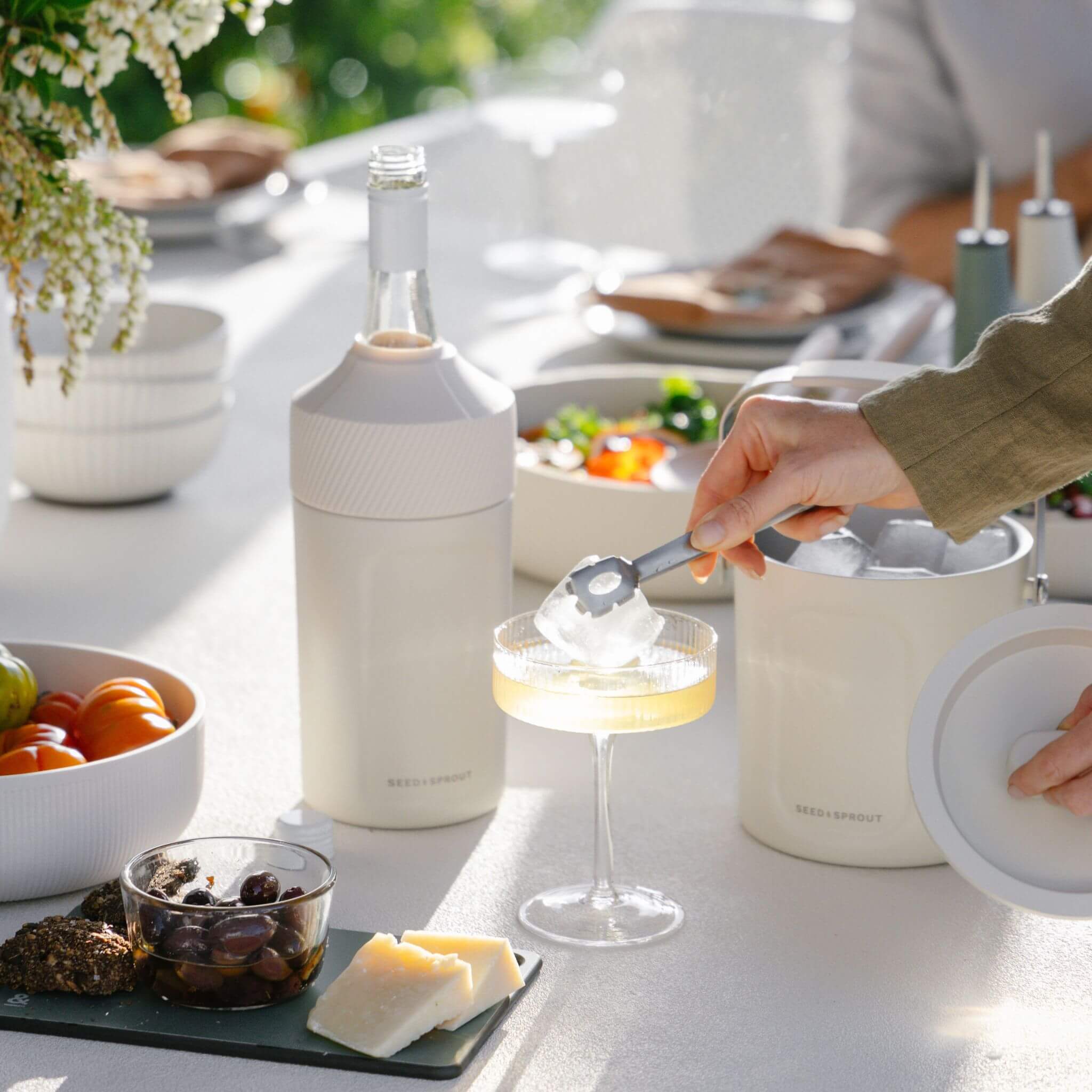 Insulated Ice Bucket | Mushroom | Picnic Accessories - Image 6