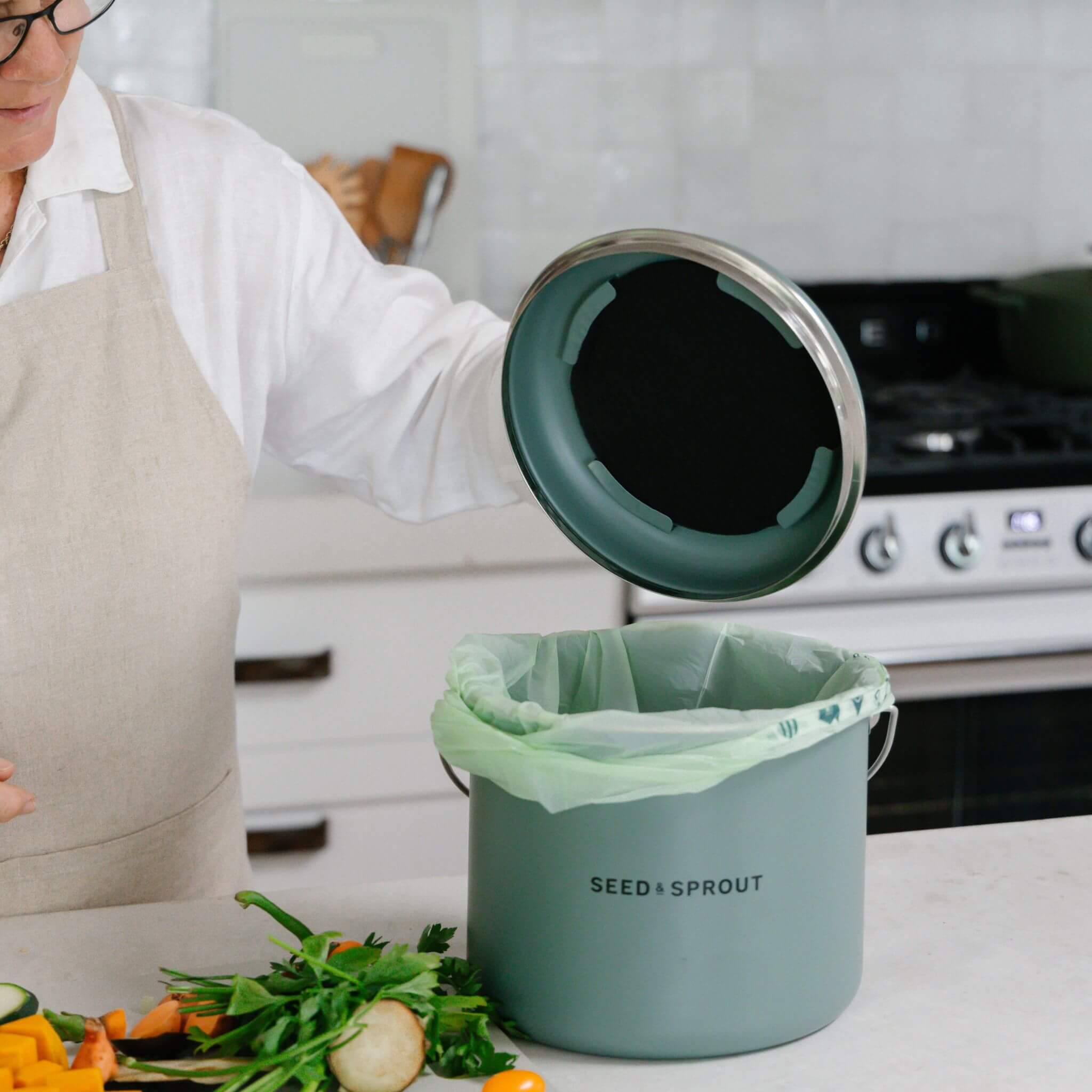 Bin Liners 8L - Sage - Image 9