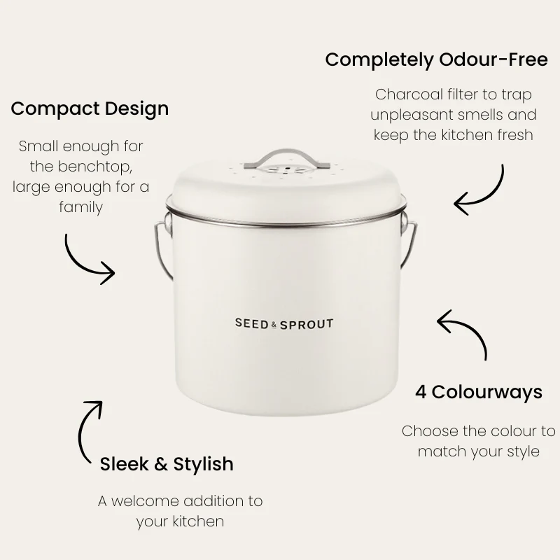 Kitchen Compost Bin | Mushroom - Image 5