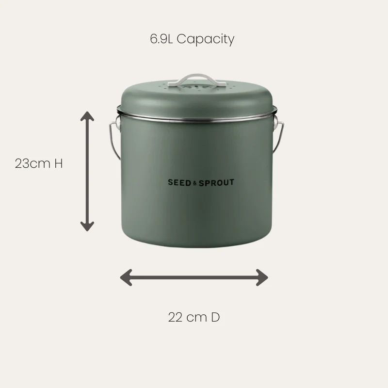 Kitchen Compost Bin | Eucalyptus - Image 4