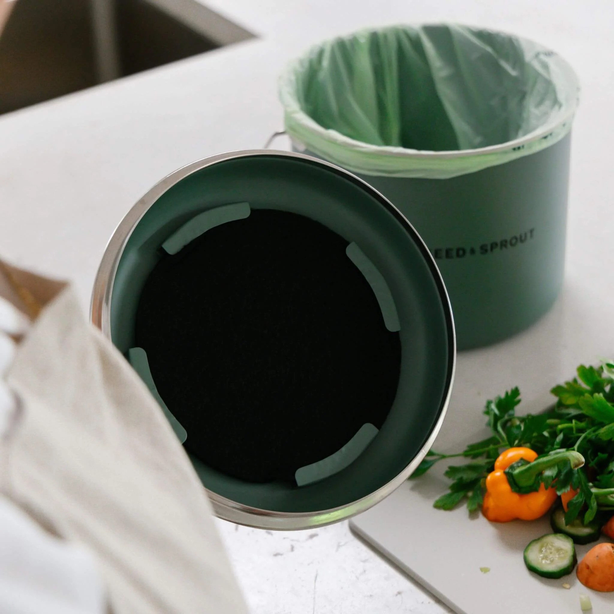 Kitchen Compost Bin | Eucalyptus - Image 3