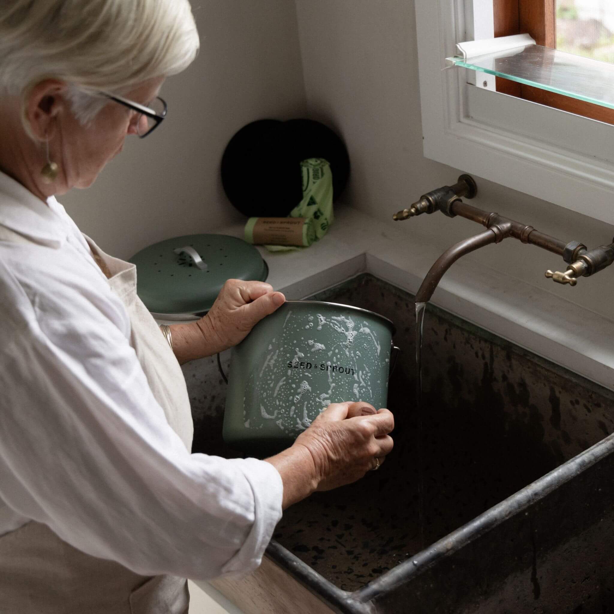 Kitchen Compost Bin | Eucalyptus - Image 10