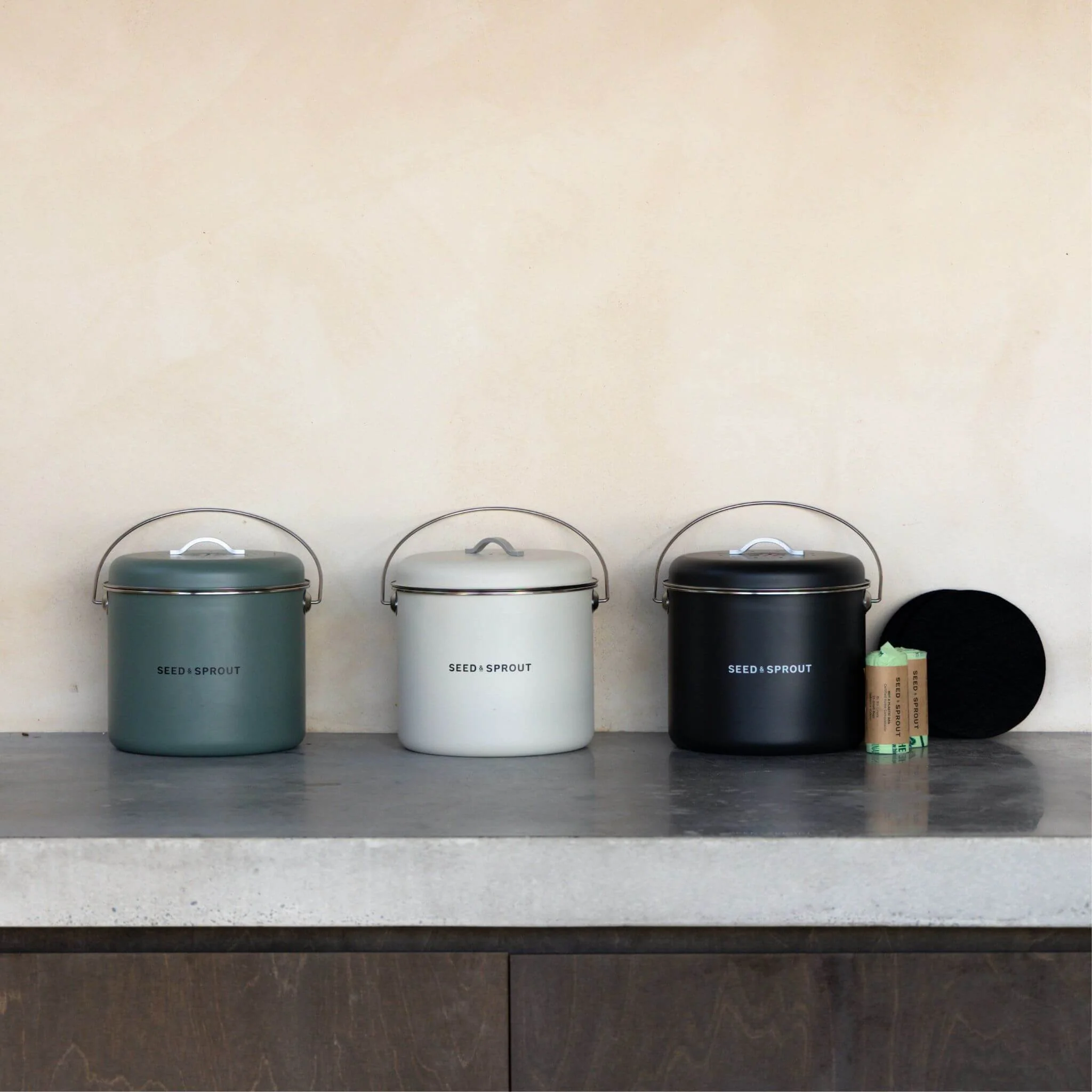 Kitchen Compost Bin | Mushroom - Image 9