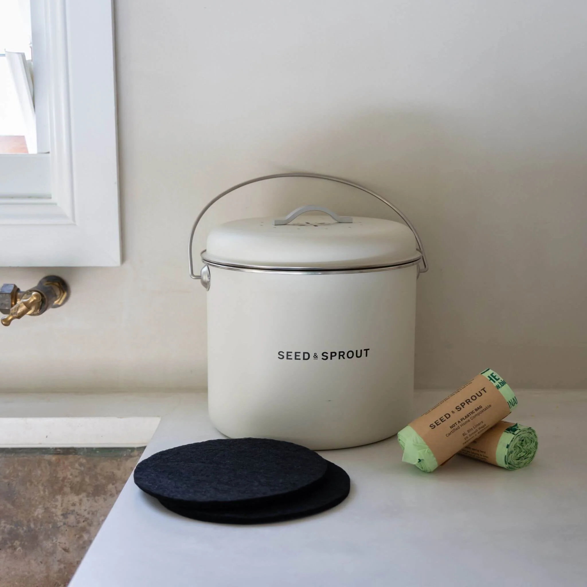 Compost Bin Charcoal Filter - 2pk 6.9L - Image 4