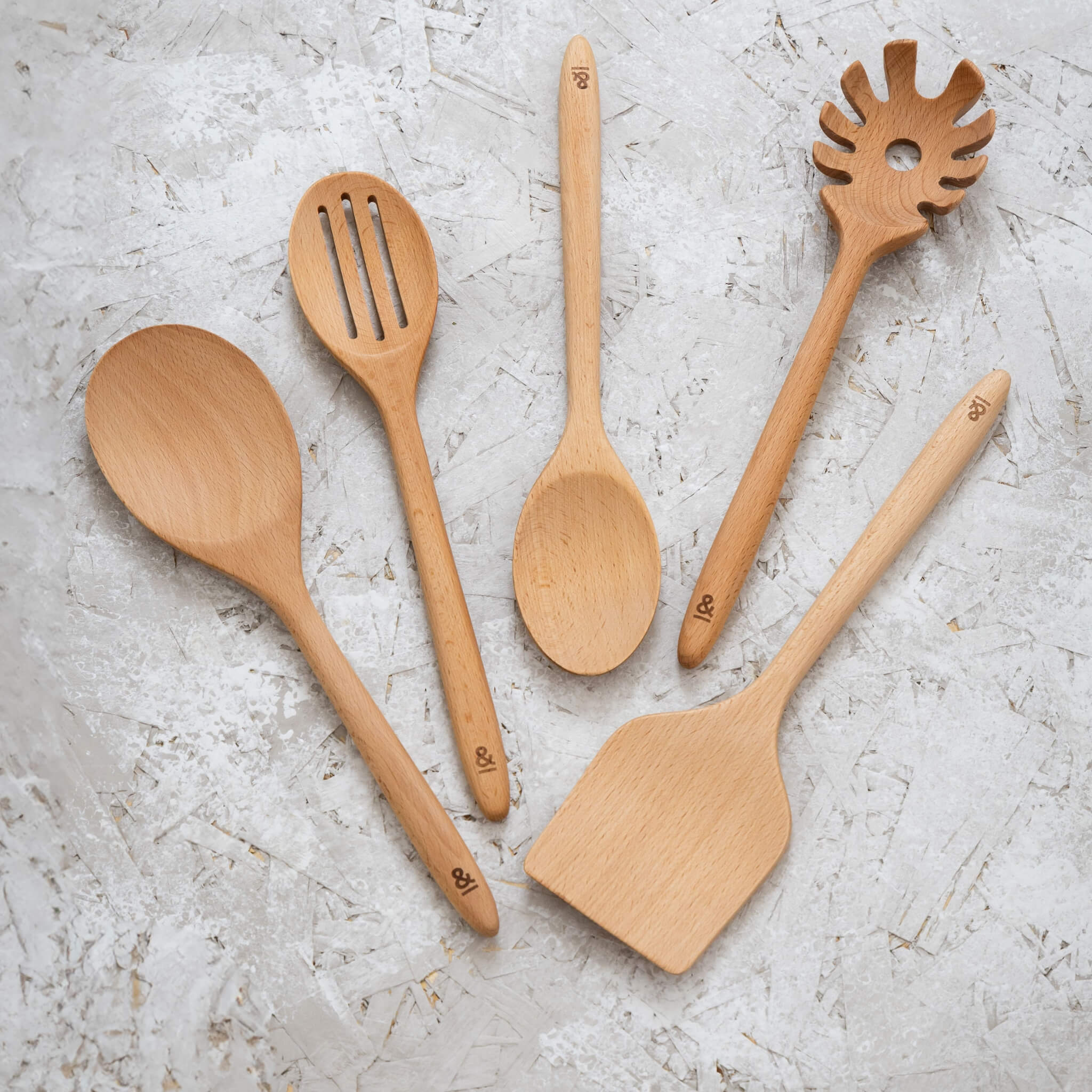 Wooden Beechwood Large Serving Spoon - Image 6