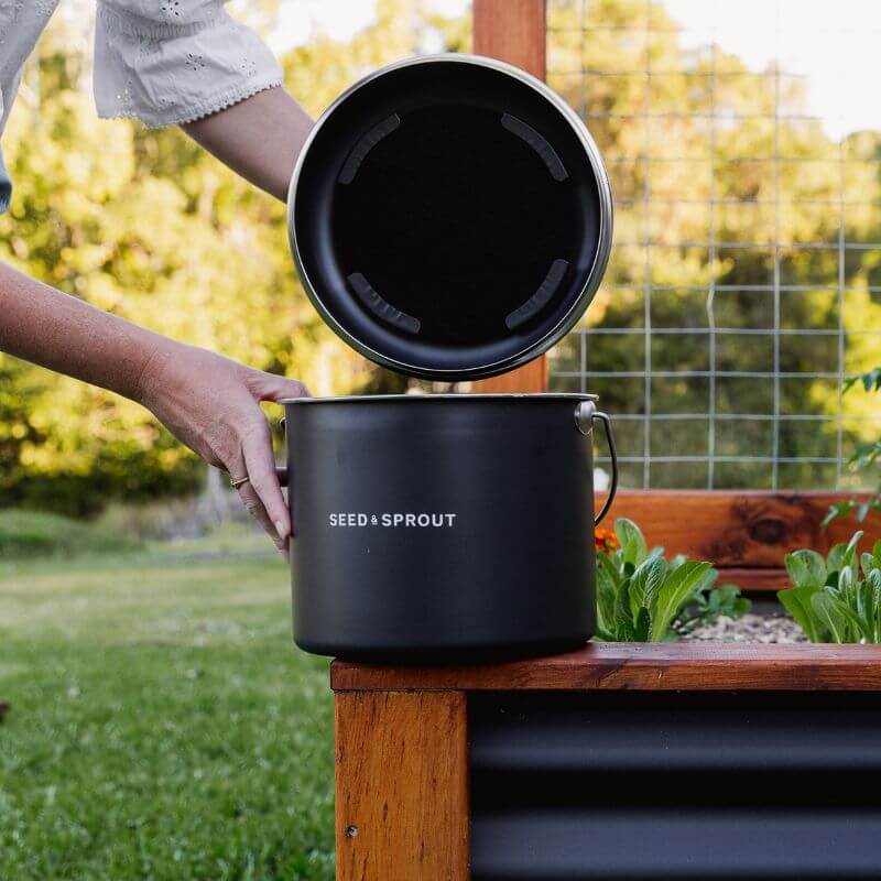 Kitchen Compost Bin | Liquorice - Image 8