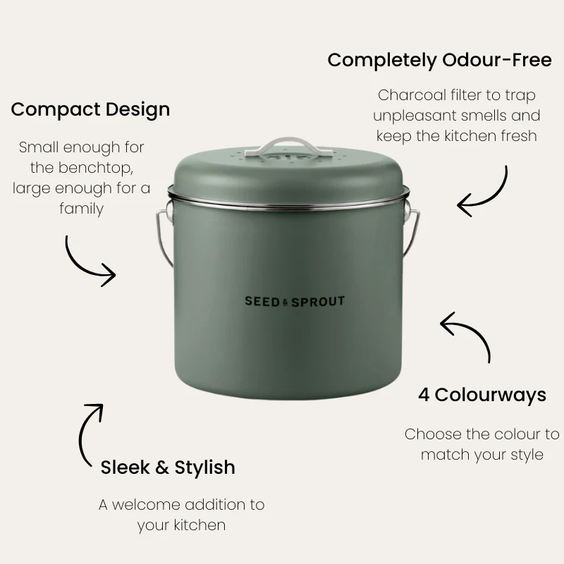 Kitchen Compost Bin | Eucalyptus - Image 5