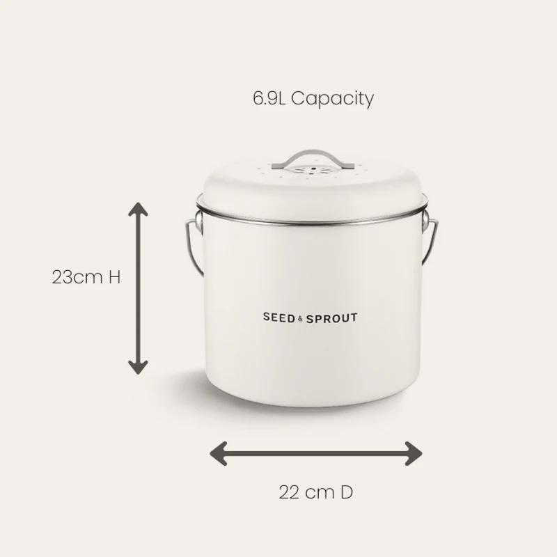 Kitchen Compost Bin | Mushroom - Image 4