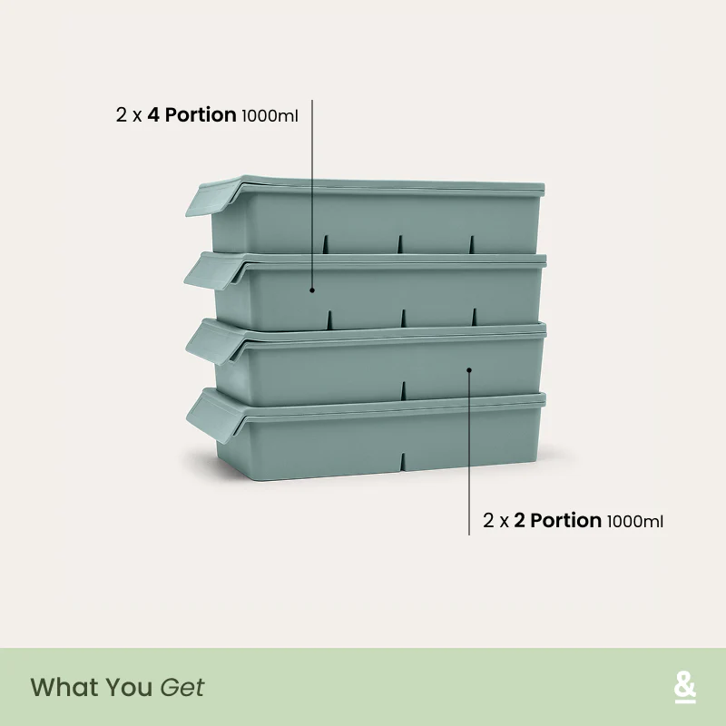 Meal Prep Freezer Tray Set - Image 4