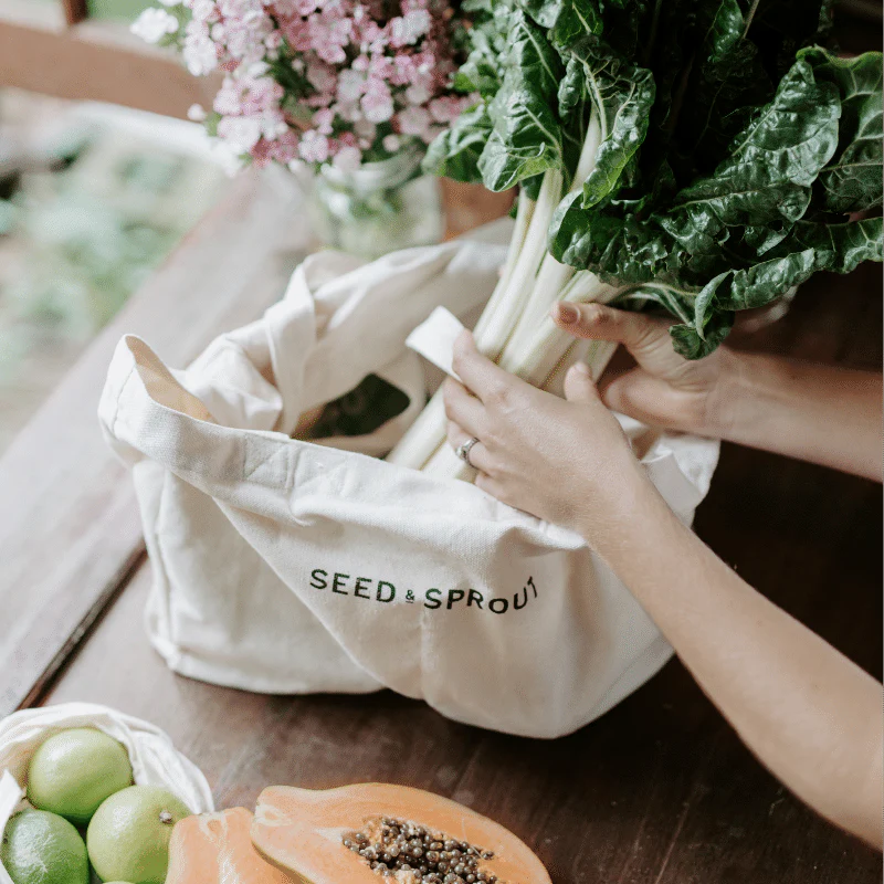 Organic Pocket Tote Shopping Bag - Image 12
