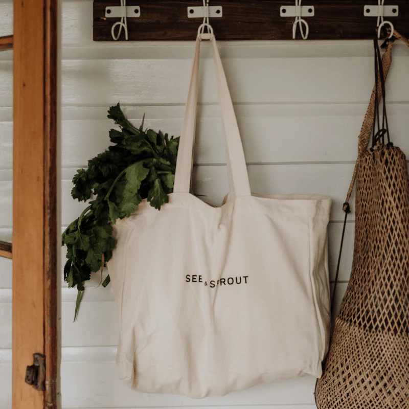 Organic Pocket Tote Shopping Bag - Image 16