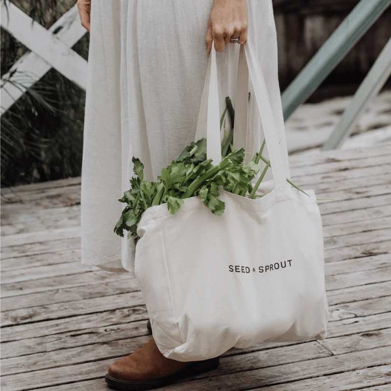 Organic Pocket Tote Shopping Bag - Image 9