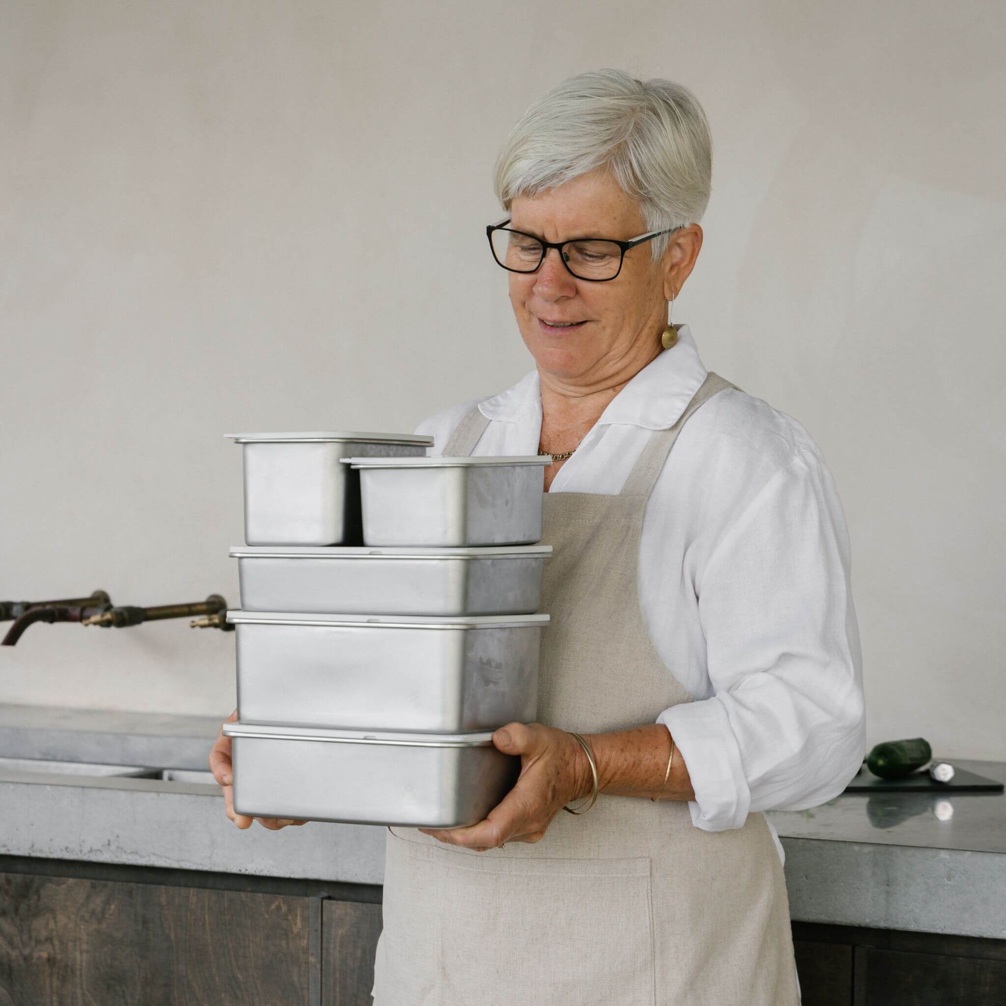 Rectangle Stainless Steel and Glass Containers | 2pk - Image 11