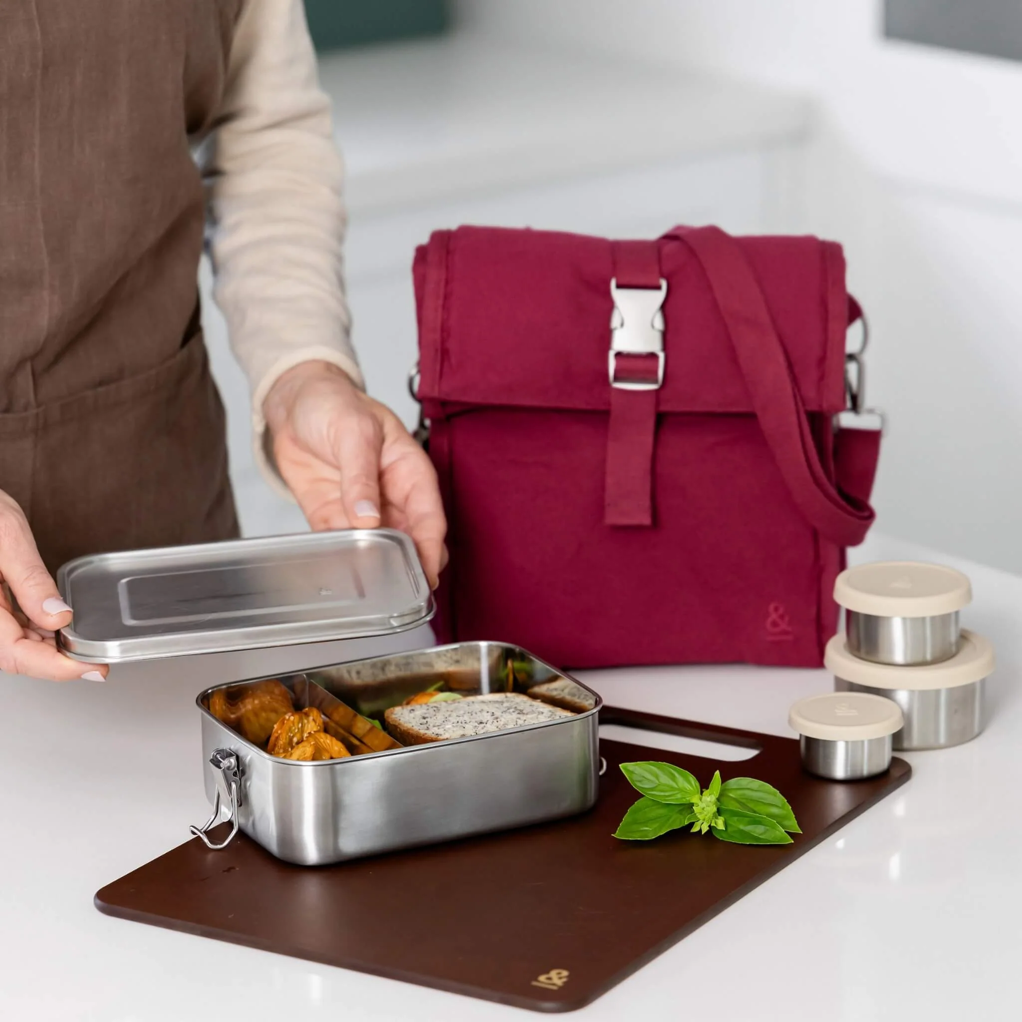 Stainless Steel Lunch Box | 1200ml - Image 3