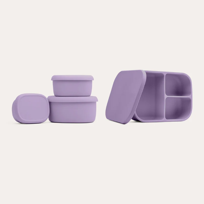 Silicone Bento Box & Snack Box Set | Bag - Image 27