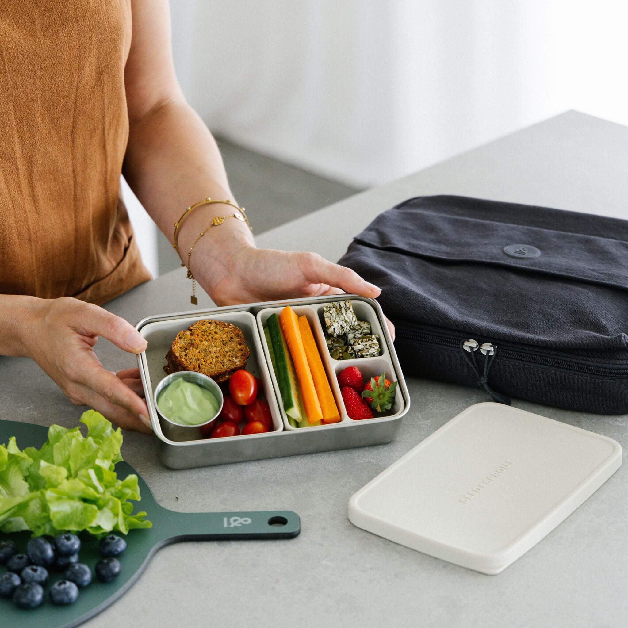Silicone Bento Box Set | Bag - Image 16