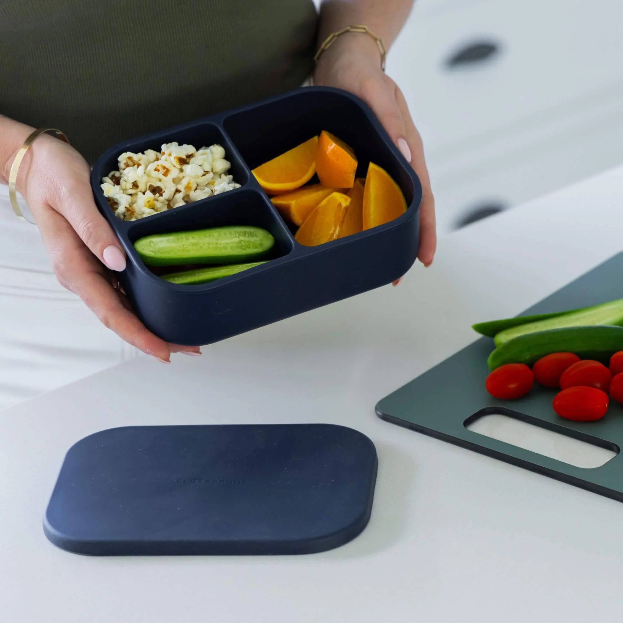 Silicone Bento Box & Snack Box Set | Bag - Image 19