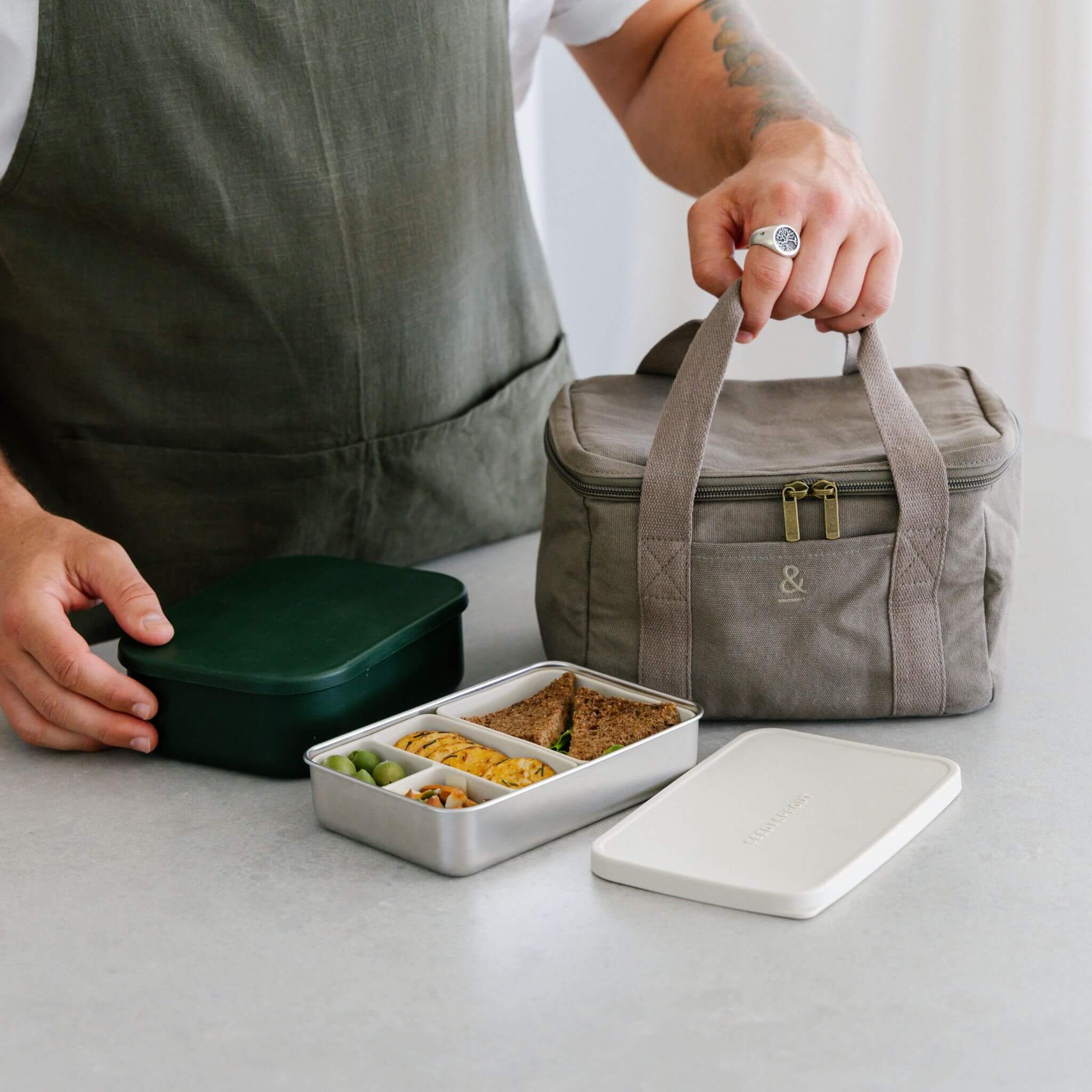 Silicone Bento Box Set | Bag - Image 3