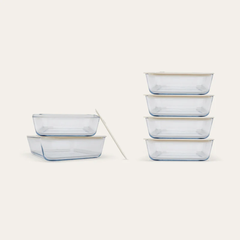 Glass Food Containers | Square - Image 25