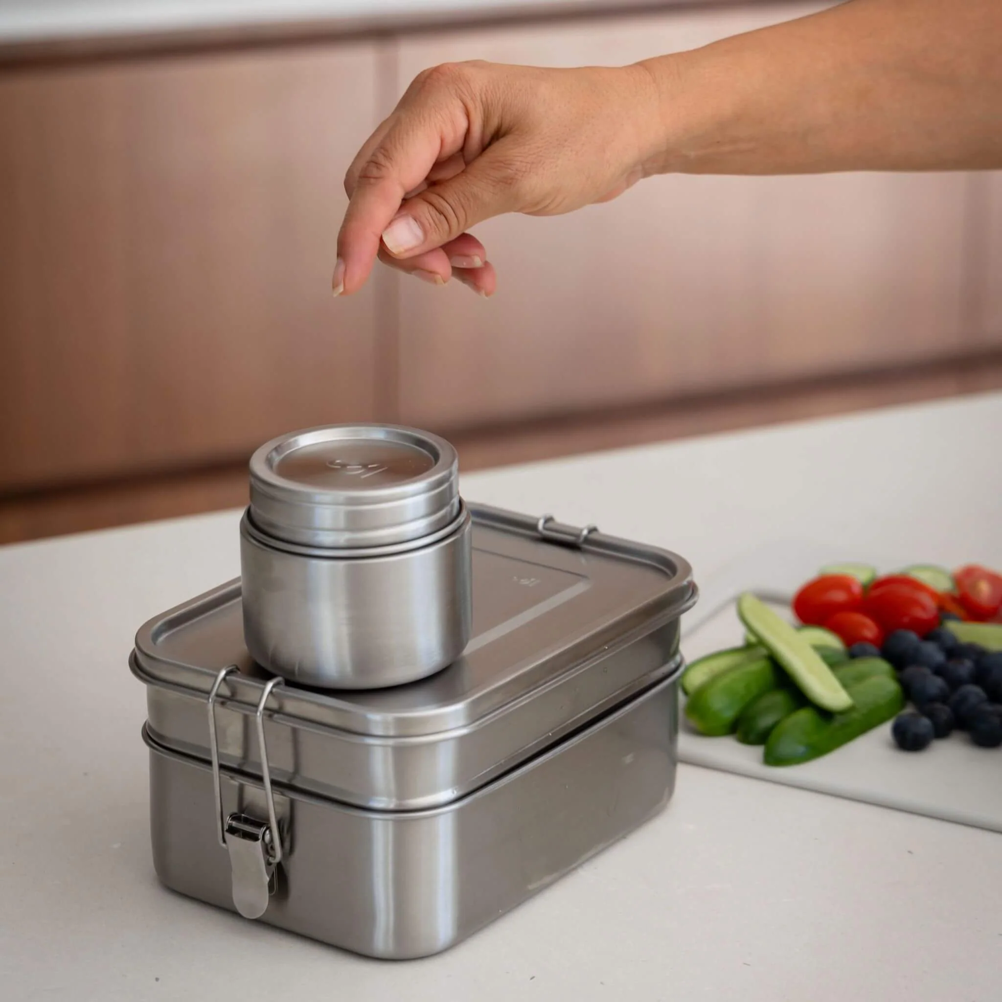 Stainless Steel Lunch Set - Image 13