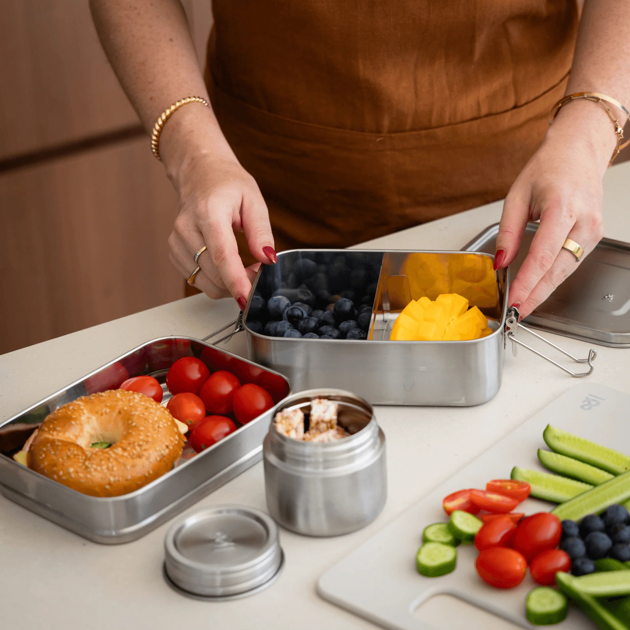 Stainless Steel Lunch Box | 1960ml - Image 7