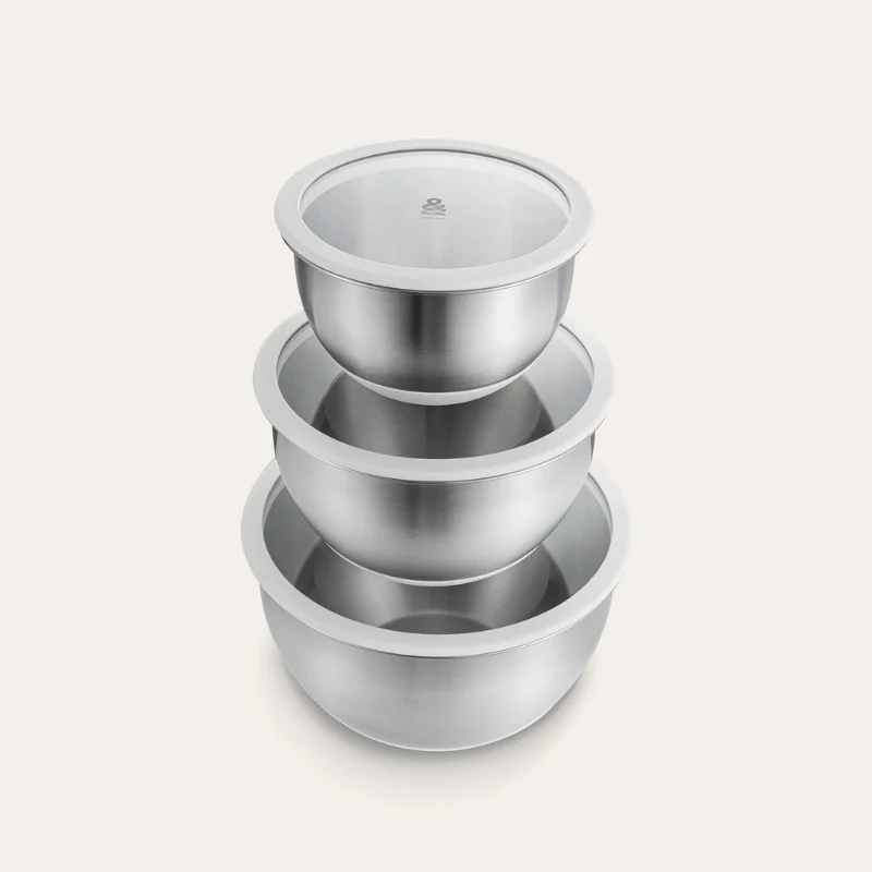Stainless Steel Mixing Bowls | 3pk - Image 31