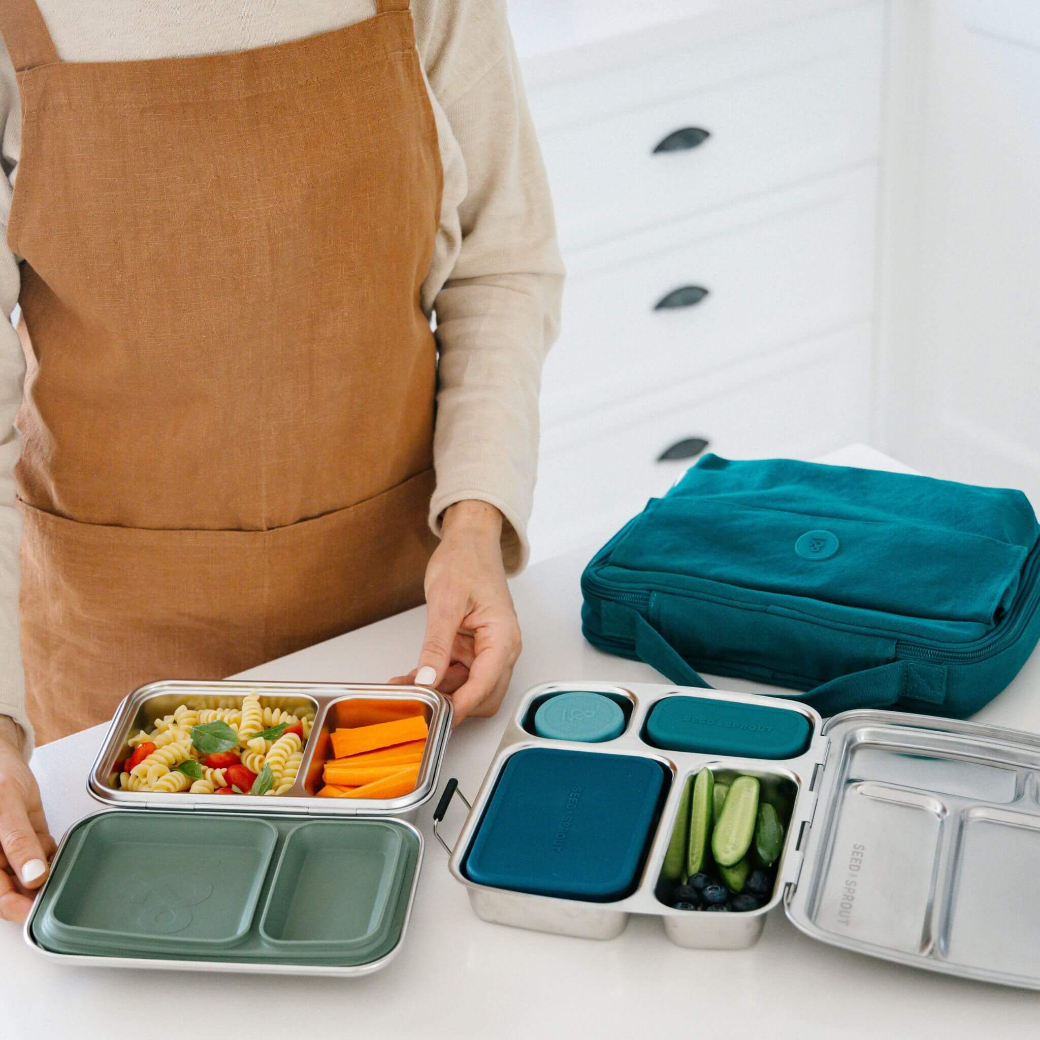 Duo Bento Lunch Box Set OG | Pots & Bag - Image 18